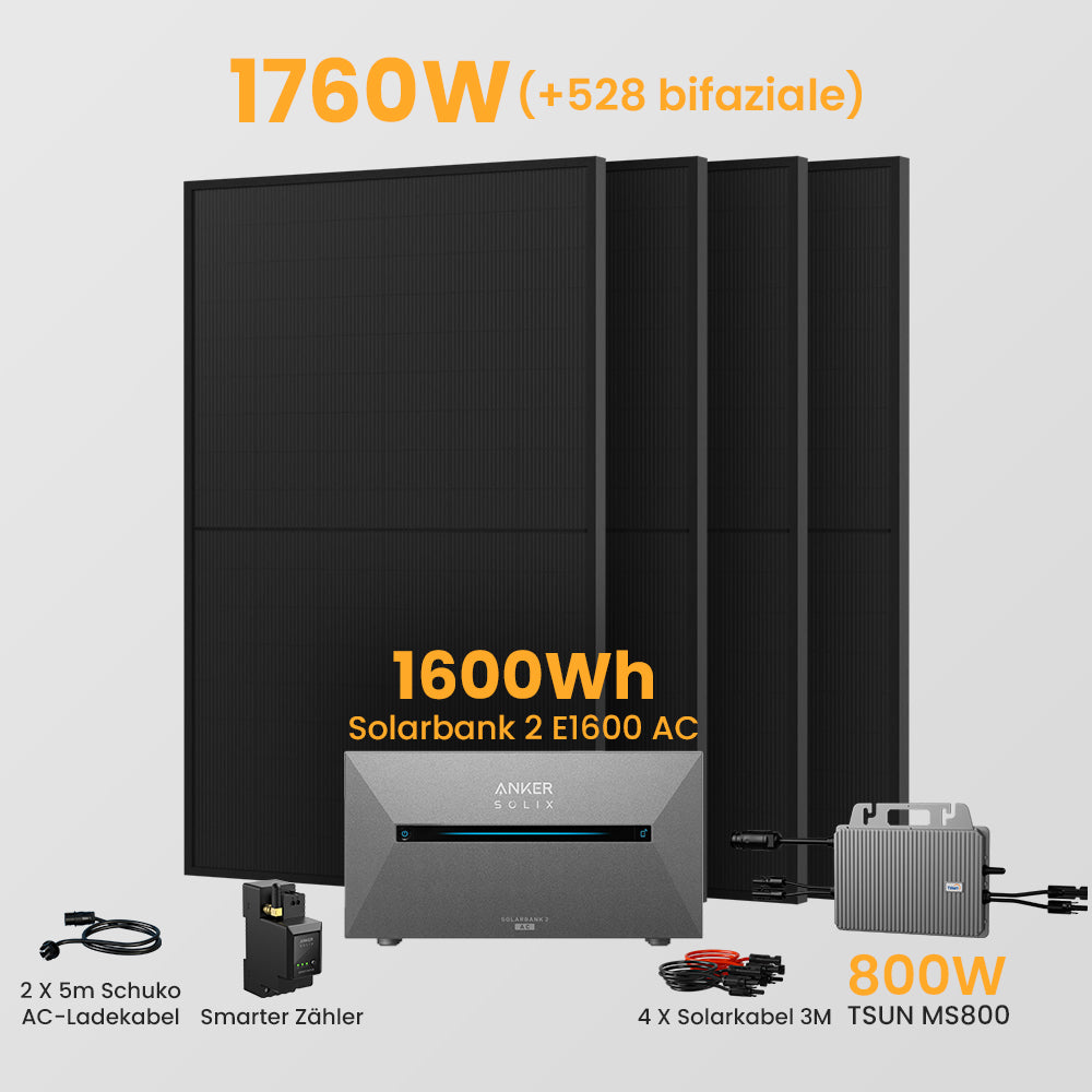 Anker Solarbank 2 E1600 AC + Smarter Zähler