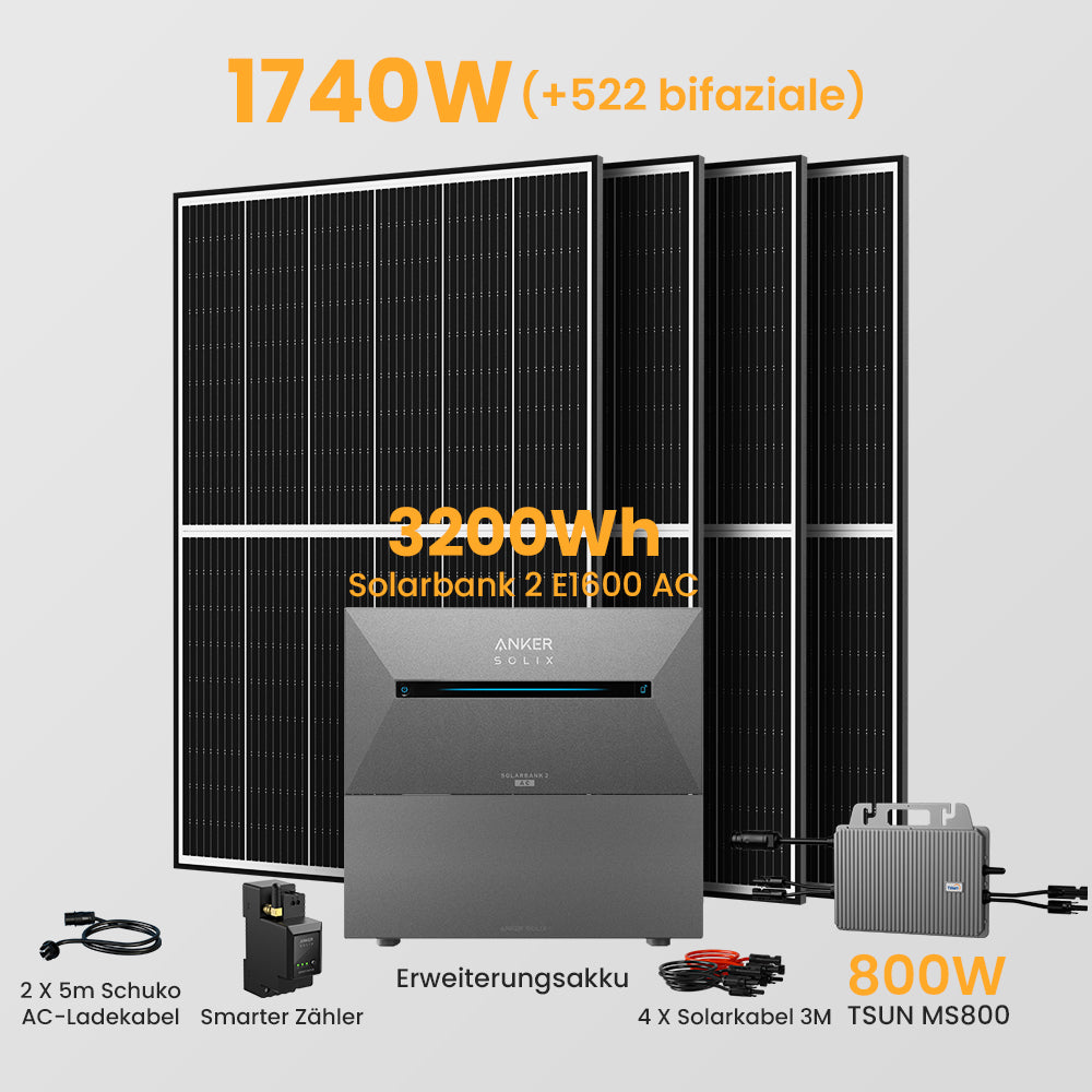 Anker Solarbank 2 E1600 AC + Smarter Zähler