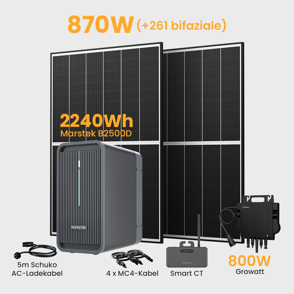 Marstek B2500-D Batteriespeicher für Balkonkraftwerk, 2240Wh deal