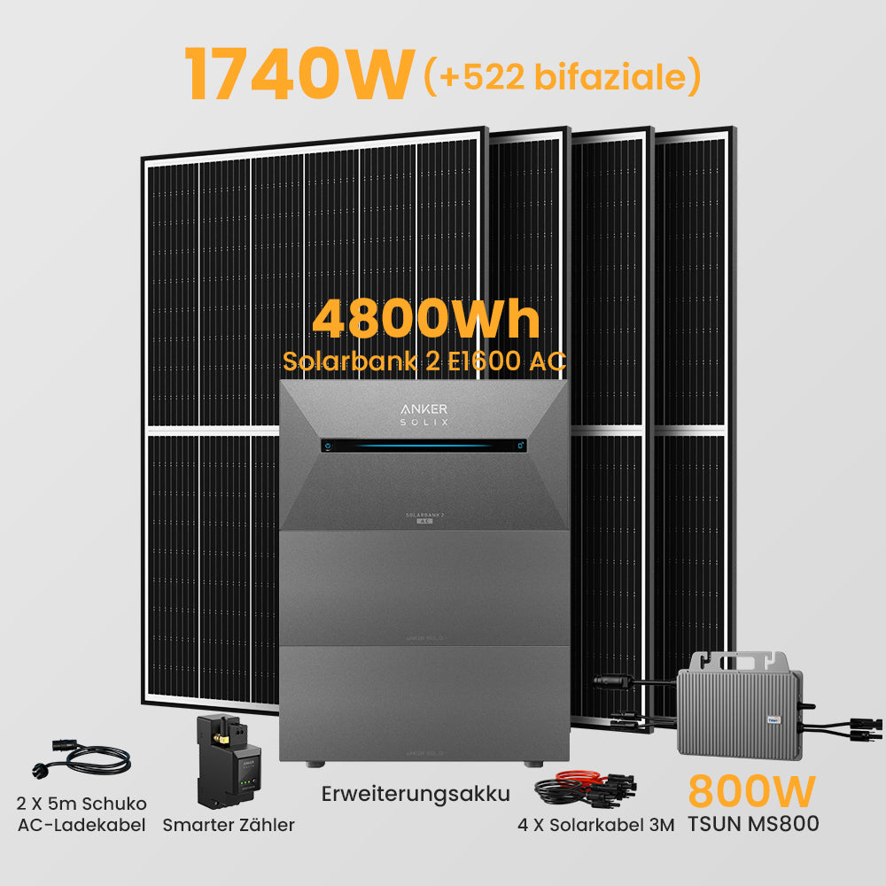 Anker Solarbank 2 E1600 AC + Smarter Zähler