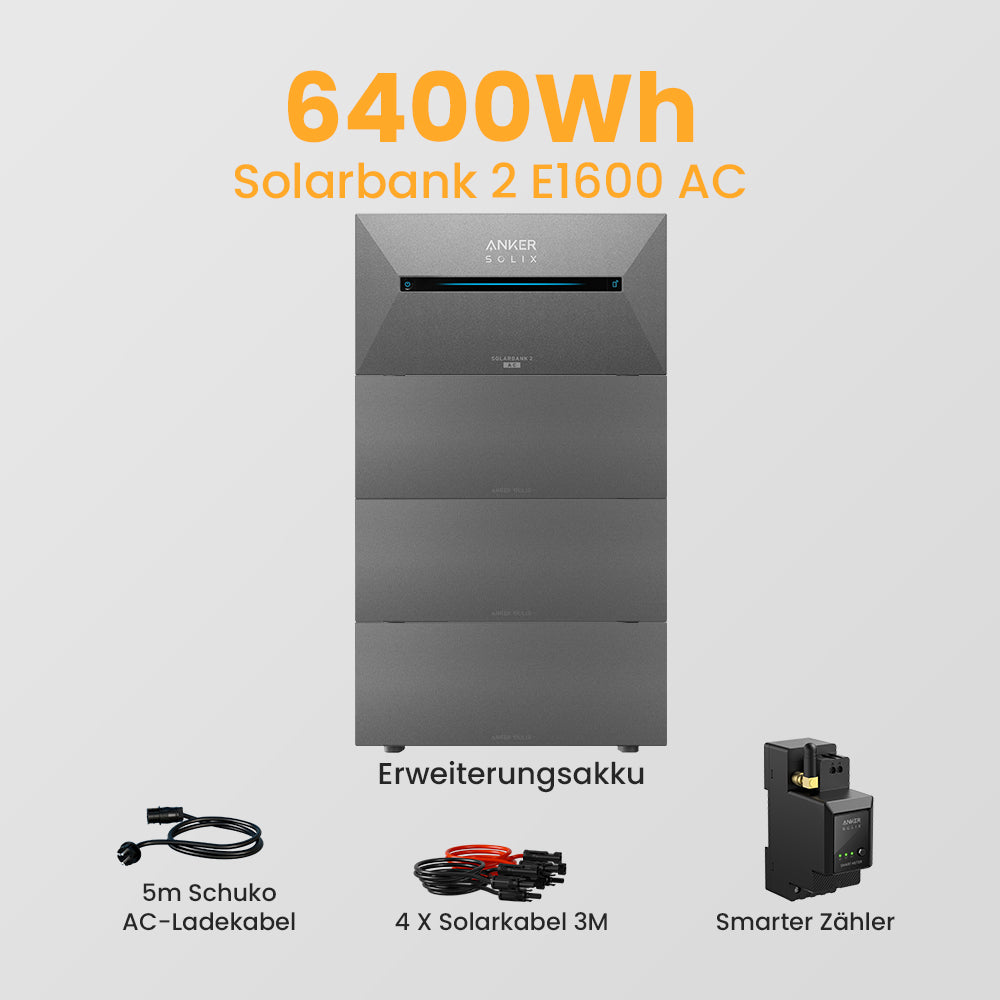 Anker Solarbank 2 E1600 AC + Smarter Zähler