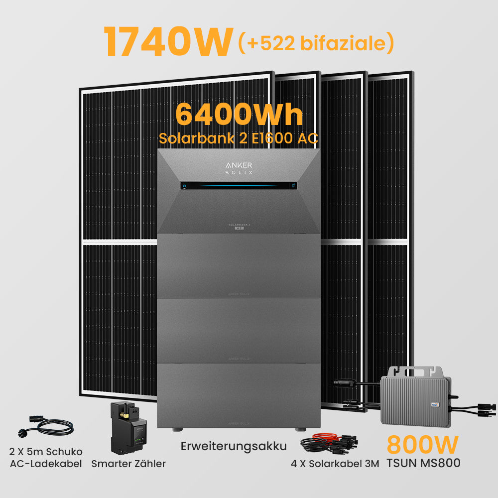 Anker Solarbank 2 E1600 AC + Smarter Zähler