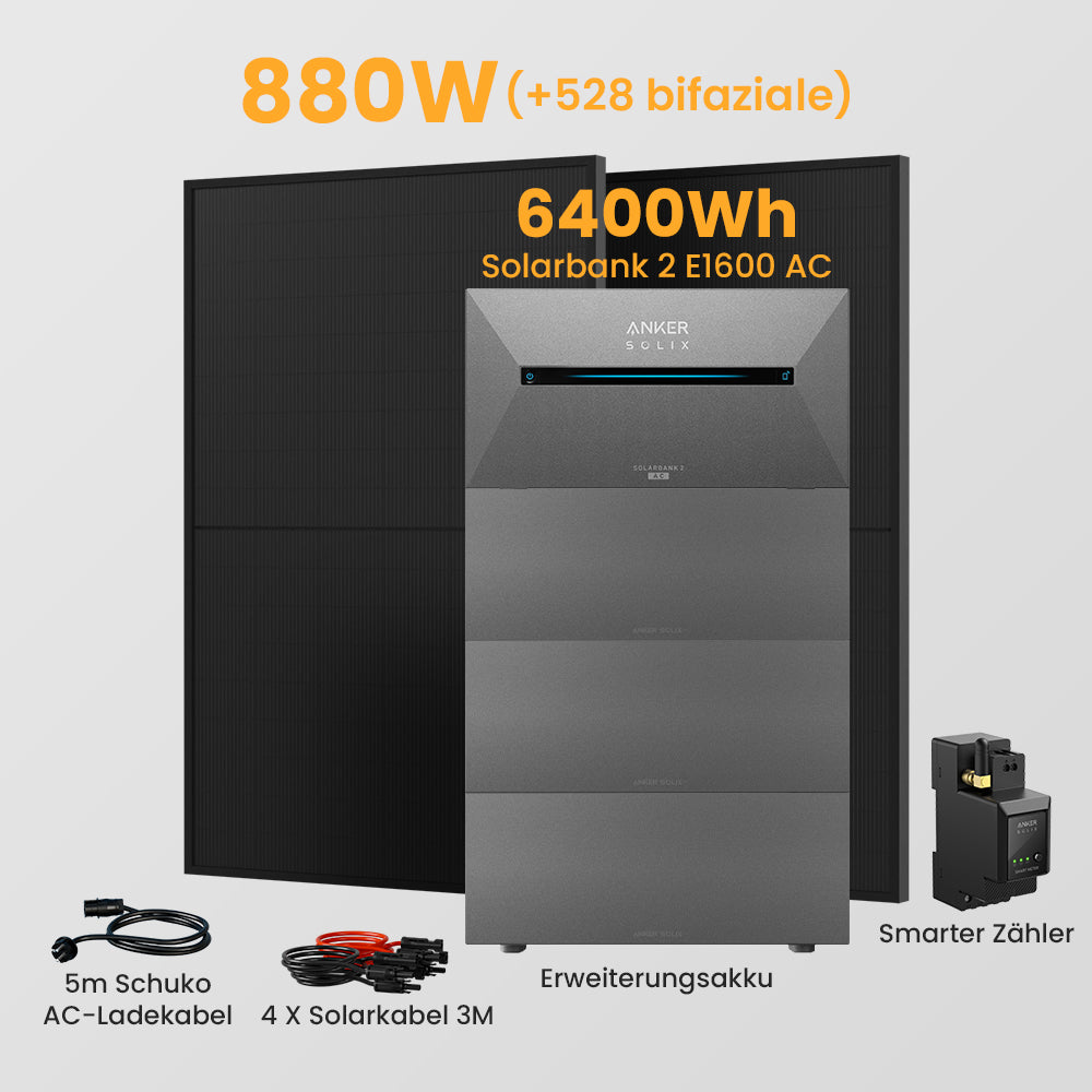 Anker Solarbank 2 E1600 AC + Smarter Zähler