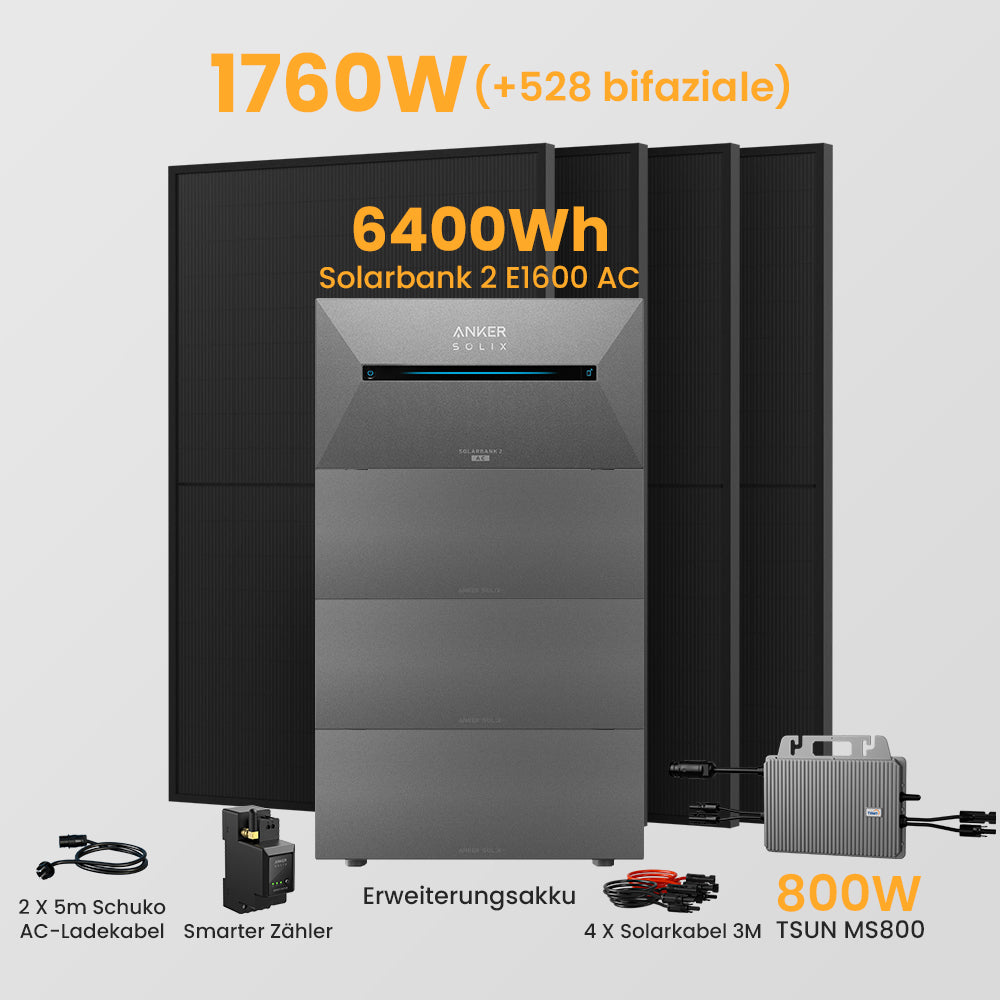 Anker Solarbank 2 E1600 AC + Smarter Zähler