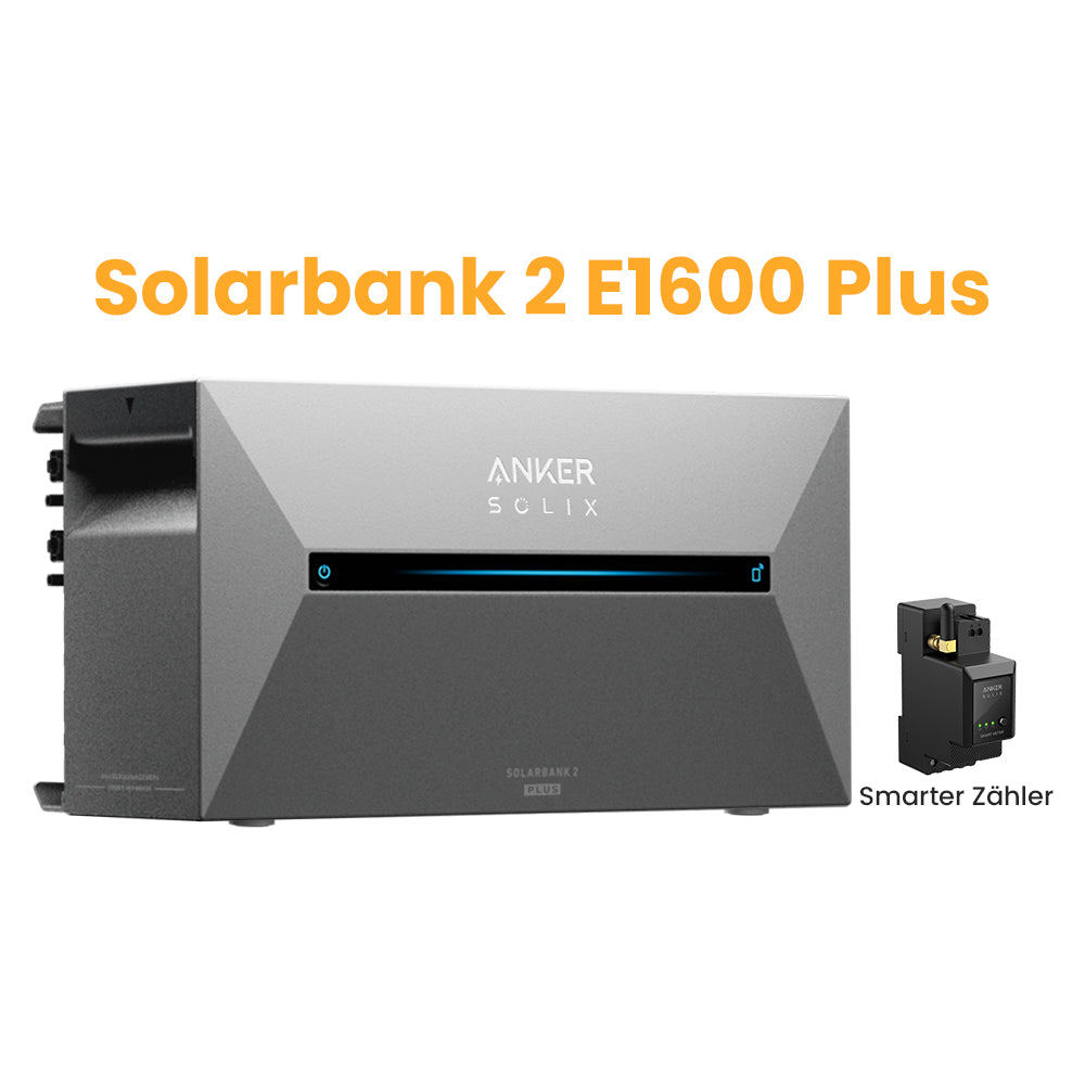 Anker Solix Solarbank 2 E1600 Pro/Plus Balkonkraftwerk Set