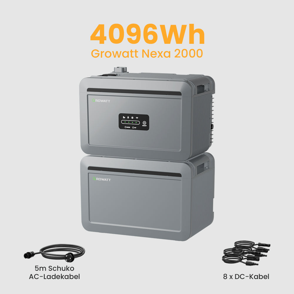 Growatt NEXA 2000 All-in-One Speicher für Balkonkraftwerke