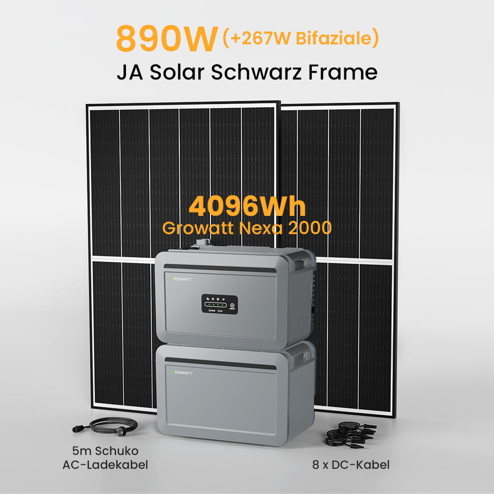Growatt NEXA 2000 All-in-One Speicher für Balkonkraftwerke