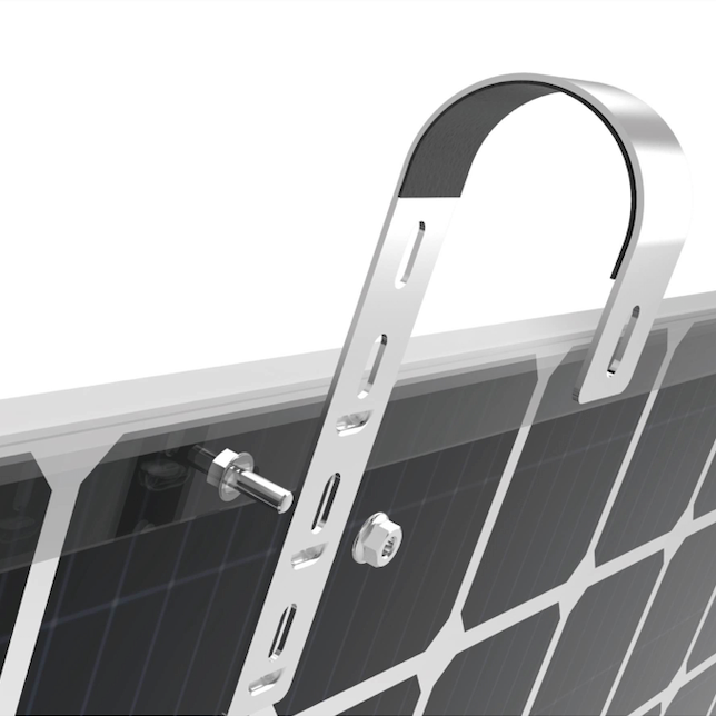 Powerness Aufständerung Solarmodul Halterung Balkonkraftwerk für Balkon Haken Neu