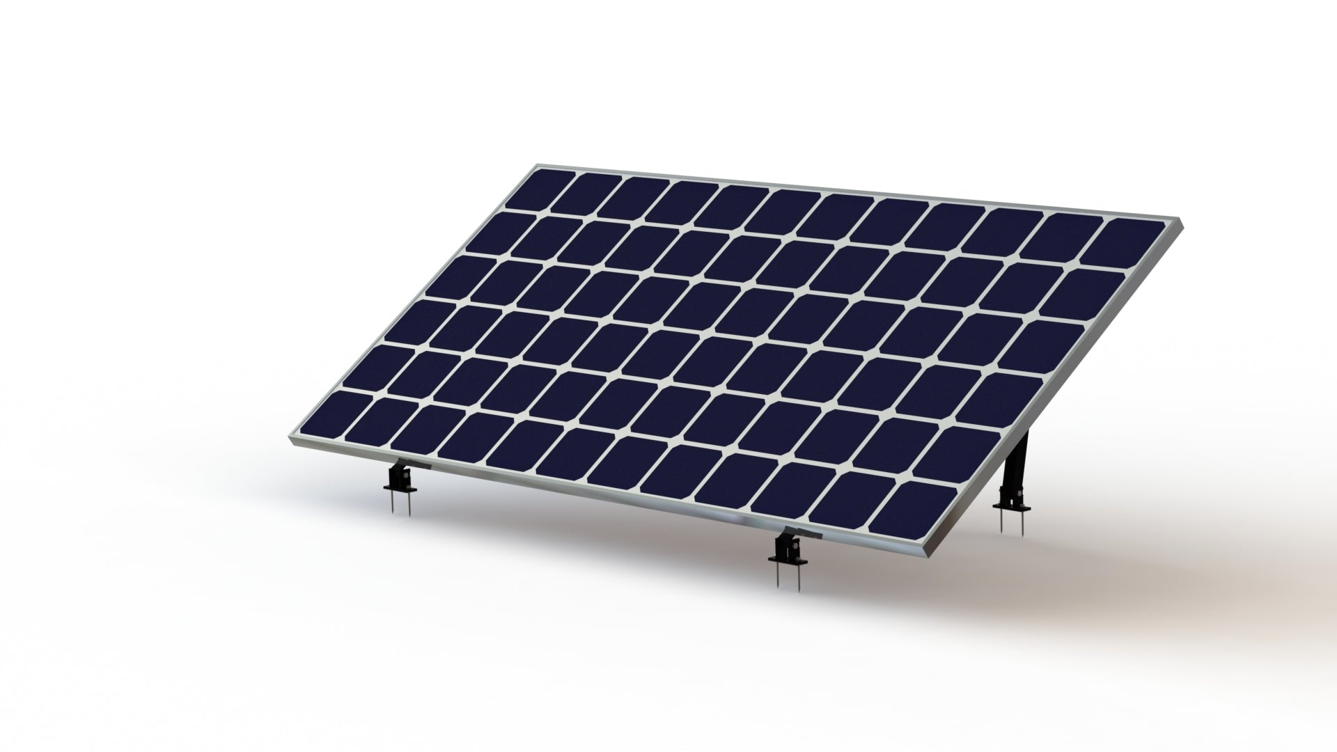 Powerness Aufständerung Solarmodul Halterung Balkonkraftwerk für Flachdach